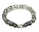 アクセサリー　ネックレスドラゴンブレスレットチェーンビンテージゴシックドラゴンマッシフpulsera dragn plata chapado vintage cadena hombre macizo dragon gtico nuevo