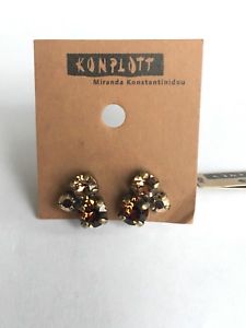 【送料無料】アクセサリー　ネックレスイヤリングkonplott arete stone rhythm