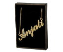 collar de nombre anjali chapado en oro 18 ctalta calidadregaloネックレスレガロ※注意※NYからの配送になりますので2週間前後お時間をいただきます。人気の商品は在庫が無い場合がございます。ご了承くださいませ。サイズの種類の商品は購入時の備考欄にご希望のサイズをご記載ください。　携帯メールでの登録ですと楽天からのメールが届かない場合がございます。