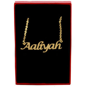 【送料無料】アクセサリー ネックレスカスタムパーソナライズaaliyahoro nombre collarjoyerapersonalizado personalizado regalos para ella