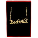 【送料無料】アクセサリー ネックレスネームネックレスisabellaoro collar de nombreregalos personalizados joyeranavidad apreciacin(4)
