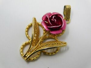 【送料無料】アクセサリー　ネックレスビンテージバラpendentif vintage ,bouquet de rose