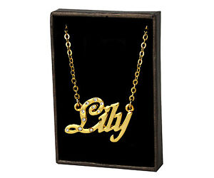 hokushin㤨̵֡ۥ꡼ͥå쥹꡼ͥå쥹ᥤcollar de nombre lily 18k chapado en oro regalo aniversario personalizado hecho necless loveפβǤʤ19,980ߤˤʤޤ