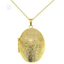 【送料無料】アクセサリー ネックレスゴールドトーンメダイヨンテクスチャen la temporada de joyera oro tono con textura ramo de flores oval foto medalln(4)