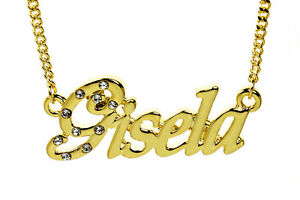 【送料無料】アクセサリー ネックレスゴールドメッキパーソナライズネックレス18k chapado en oro con collar con nombre giselacustom made bridal regalo personalizado 【送料無料】アクセサリー ネックレスゴールドメッキパーソナライズネックレス18k chapado en oro con collar con nombre giselacustom made bridal regalo personalizado