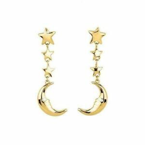 【送料無料】アクセサリー　ネックレスムーン2jewels orecchini donna 261134 acciaio pendenti lunghi dorati luna stelle charms