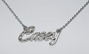 【送料無料】アクセサリー　ネックレスホワイトゴールドメッキネックレスケーシーファッションプレゼン..