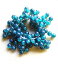 【送料無料】アクセサリー　ネックレスブレスレット1835 bracelet de cheville perles plastique bleues