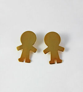 【送料無料】アクセサリー　ネックレスエルpendientes bulli amp; pupe bijoux de latn dorado en forma de bimbo