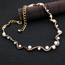 【送料無料】アクセサリー ネックレスコリアーコートドールアールデコパールブランcollier court dor art deco serpent pav pe...