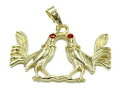 【送料無料】アクセサリー ネックレスギャロペンダントゴールドペンダントチェーンギャロgallo colgante 18ct oro plateado con 559cm cadena gallo toreo colgante