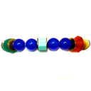 yzANZT[@lbNX@h}dolman bijoux bracciale elastico in resina blu,verde e rossa art b000545 d