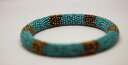 【送料無料】アクセサリー ネックレス ビンテージターコイズプラスチックゴールドビーズブレスレットnuova inserzioneseme vintage look turchese e oro perline braccialetto in plastica