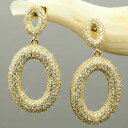 【送料無料】アクセサリー ネックレス ゴールドイヤリングピンorecchini a perno zirconi bianco in puro 750er oro dorato 18k o1470s uvp 75