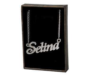 ̵ۥ꡼ͥå쥹ͥå쥹kɥåcollana con nome selina 18k pla...