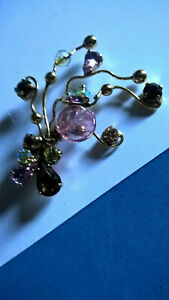 アクセサリー　ネックレス　パーフランスブローチbroche strass par equinoxe french brooch