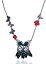 【送料無料】アクセサリー　ネックレス　ネックレスネックレスlol bijoux collana farfalla piume nero collana