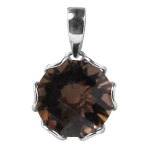 【送料無料】アクセサリー　ネックレス　ペンダントスターリングシルバースモーキークオーツセントciondolo argento sterling con quarzo fum sp7993st