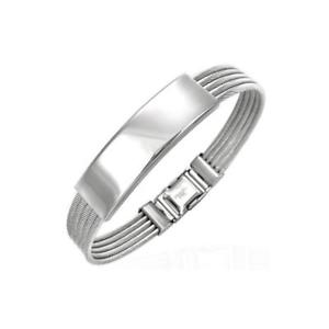 【送料無料】アクセサリー　ネックレス　ブレスレットbracelet 5 cbles acier