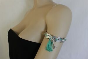 【送料無料】アクセサリー　ネックレス　シルバーエスニックアームリーフメタルハイカフカフdonna arge..