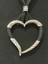 【送料無料】アクセサリー　ネックレス　ブライトンハートペンダントブラックネックレスコードbrighton argento placcato pendente heart heritage nero collana corda