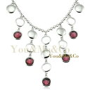 【送料無料】アクセサリー ネックレス 18kt oro bianco ep taglio brillante quarzo collana cristallo