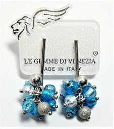 【送料無料】アクセサリー　ネックレス　イヤリングバージニアイタリアムラノガラスorecchini donna virginia antica murrina vetro murano made in italia v211