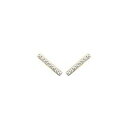 【送料無料】アクセサリー ネックレス プラークバゲットkbc boucles doreilles clous plaque or zirconiums bagu...