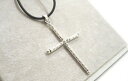【送料無料】アクセサリー ネックレス シルバークロスペンダントネックレススタイリッシュcollana pendente argento 925 croce st...