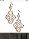 【送料無料】アクセサリー ネックレス ローズゴールドカルメンムラーノイヤリングステラドットrose gold carmen lampadari orecchin...