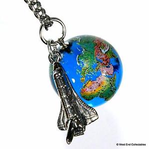 【送料無料】アクセサリー　ネックレス　スペースシャトルペンダントネックレスガラス(4)