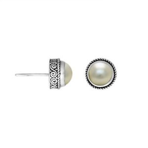 ̵ۥ꡼ͥå쥹󥰥С󥰥ѡԥ塼argento sterling orecchino con fatto perla ae1092pew