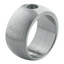 【送料無料】アクセサリー ネックレス ヘッドステンレスマットリングmelano magnetic anello in acciaio inox 12 mm larga dimensione 57 matt per magnetico di trafilatura testa