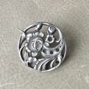 アクセサリー　ネックレス　アルジェントマッシフシルバーブローチbroche ancienne argent massif fleurs 1900 jugendstil silver brooch