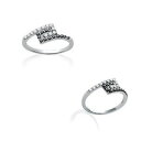 【送料無料】アクセサリー ネックレス アルジェントジルコニウムbague en argent et zirconium noirs et blancs taille au choix du 50 au 60(4)
