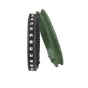 【送料無料】アクセサリー ネックレス ヒップホップブレスレットシリコンレールhip hop donna bracciale silicone rail hj0061 peaceful military nuovo