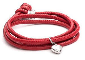 【送料無料】アクセサリー　ネックレス　デザイナトライバルステンレススチールペンダントラップブレスレットdesignertribale in acciaiodonna 2 strand wrap braccialetto di pelle con ciondolo cuore(4)