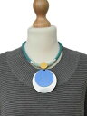 【送料無料】アクセサリー ネックレス ネックレスペンダントゴム+nuova inserzionelagenlook *lolilota* amazing corto collana ciondolo gomma metallo* senza(4)