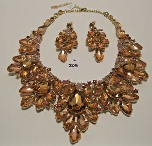 【送料無料】アクセサリー ネックレス collana set strass cluster rosa corallo statement orecchini nwt l205 【送料無料】アクセサリー ネックレス collana set strass cluster rosa corallo statement orecchini nwt l205