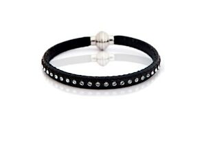 【送料無料】アクセサリー　ネックレス　スキンアレッツォブレスレットsif jakobs arezzo braccialetto di pelle 19cm nero sjbr1726br19cz