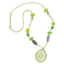 【送料無料】アクセサリー ネックレス チェーンカタツムリcatena, lumaca verde, perla altsilber(4)
