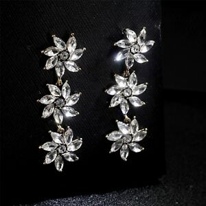 【送料無料】アクセサリー　ネックレス　リニアイヤリングムーランホワイトクリスタルorecchini lineare moulin a vento pav cristallo bianco matrimonio xx31