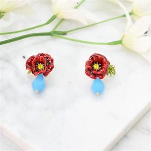 ̵ۥ꡼ͥå쥹ʥեcg3061 bellissimo fiore smaltato orecc...