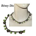 【送料無料】アクセサリー ネックレス パリコリアークリスタルnuova inserzioneremy dis paris collier en cuivre patin cristal et perles vert bijou
