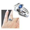 【送料無料】アクセサリー ネックレス アルジェントマッシフジルコニウムリングbague argent massif 925 zirconium bleu et blanc t 56 bijou ring