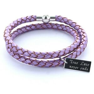 【送料無料】アクセサリー　ネックレス　スキン×カフカフライラックuomo preferiti bracciale bracciale in pelle 0,5cm 2x avvolto amp; incisione lill metallo