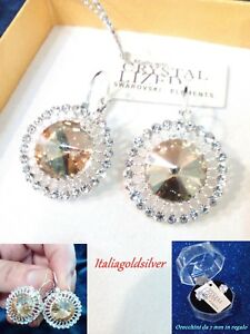【送料無料】アクセサリー　ネックレス　イヤリングジルコンクリスタルシルバーオリジナルスワロフスキ..