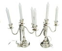 【送料無料】アクセサリー　ネックレス　イヤリングランプcandelabro orecchini portacandele miniblings 3armig lampada candelabro argento