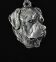 【送料無料】アクセサリー　ネックレス　ネックレスコーティングシルバーアートrottweiler collana rivestita d’argento, alta qualit art dog it 2