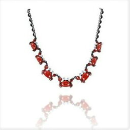 【送料無料】アクセサリー　ネックレス　ネックレスカニlol bijoux collana famiglia crabs rosso